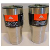 2 New 30 Oz. Stainless-Steel Tumblers