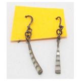 Vintage Sterling Silver Mother of Pearl Earrings