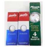 Pinnacle 4-Pack plus 2 Maxfli Noodle Golf Balls
