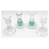 * 2 Pairs of Old Candle Holders