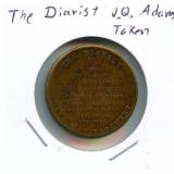 The Diarist J.Q. Adams Token