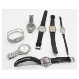 7 Wristwatches - All Work with New Batteries