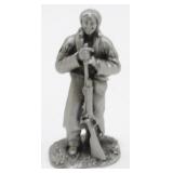 1980 Native American Apache Brown Hudson Pewter