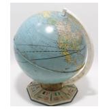 * Vintage Tin Litho Earth Globe