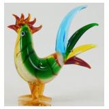 * Vintage Venetian Murano Silver Flake Art Glass