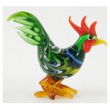 * Vintage Murano Art Glass Rooster - 2ï¿½ tall