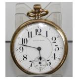 South Bend Gold-Filled Pocket Watch Model 2, 16s,