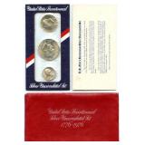 1976 U.S. Mint Bicentennial Silver Proof Set