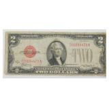 1928-D Series $2 Red Seal U.S. Legal Tender Note