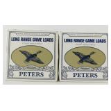 * 2 Boxes of 12 ga Peters Long Range Game Loads -