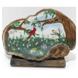 1997 Wisconsin Hand Painted Fungus Scene