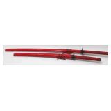 * 2 Japanese Style Katana Swords