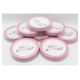 8 Sealed Packs of 20 Count Happy Birthday Snack