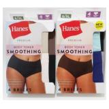 2 New 4 Packs of Hanes Premium Body Toner