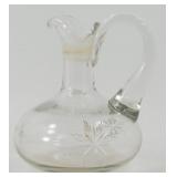 * Small Crystal Glass Decanter