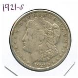 1921-S Morgan Silver Dollar