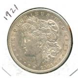 1921 Morgan Silver Dollar