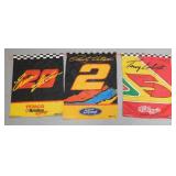 * 3 Large NASCAR Banners