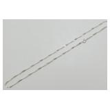 Sterling Silver Necklace - 3.73 grams, 18ï¿½ long