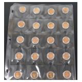 Collection of 20 U.S. Lincoln Cents from the