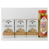 6 New Containers of Kinders Roasted Turkey Gravy
