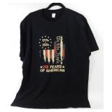 Black T-Shirt Size XXL with a Logo on It - New