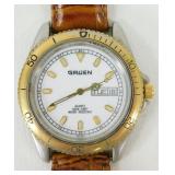 Gruen Rotating Bezel 2 Tone Menï¿½s Watch - Needs