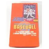 Partial Box of 1988 Score Baseball Cello Packs
