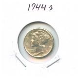 1944-S Mercury Silver Dime