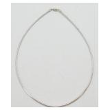 Sterling Silver Neck Collar - 13.81 grams, 16ï¿½