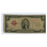 1928-G $2 Red Seal Legal Tender U.S. Note
