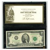 World Reserve Certified $2 Federal Reserve Note