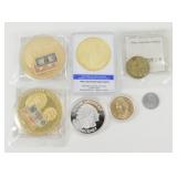 Miscellaneous Coins: 1933 24k Gold Layered