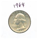 1964 Washington Silver Quarter
