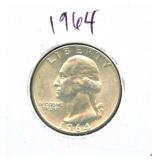 1964 Washington Silver Quarter