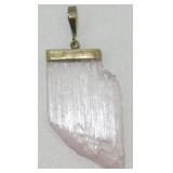 Sterling Silver Kunzite Pendant