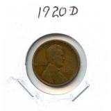 1920-D Lincoln Cent