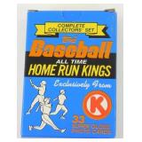Complete Set of 1985 Topps Baseball All Time Home