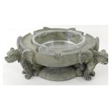 * Heavy Cast Gargoyle Ashtray - Excellent