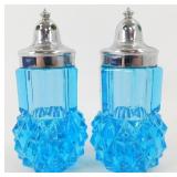 * Vintage Indiana Glass ï¿½Blue Horizon Diamond