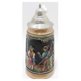* Jagers Abschied 7-1/2' Beer Stein with Lid -