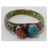 Sterling Silver Southwest Navajo Style Turquoise
