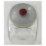 * Vintage 'Penny Candy' Jar w/ Slanted Glass