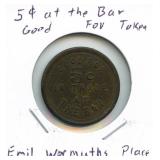 5ï¿½ at the Bar Good For Token - Emil Wermuth's