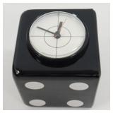 Vintage Dice Clock - 3.5' x 3.5', Working