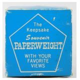 Vintage Keepsake Paperweight - Las Vegas