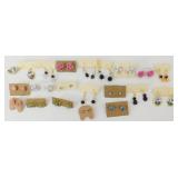 20 Pairs of Costume Earrings - New