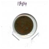 1884 Indian Head Cent