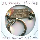 J.F. Kennedy 1917-1963 35th President Keychain