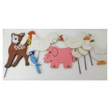 * Lawn Ornaments - Elephant, Goose, Bluejay, 2